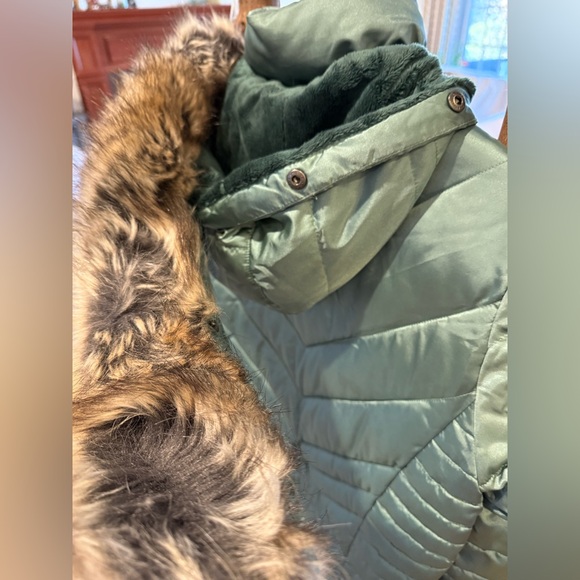 Lands' End Forest Green Quilted Jacket - Picture 7 of 12